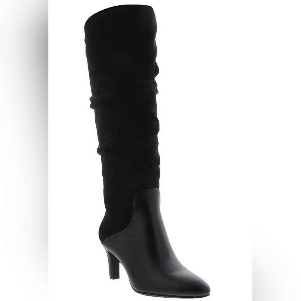 NWOT Life Stride Women's Wide Calf boot school 9.5W
